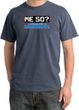 50th Birthday Pigment Dyed T-Shirt - Me 50 Years Scotland Blue Shirt
