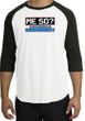 50th Birthday Raglan Shirt - Funny Me 50 Years White/Black Tee Shirt