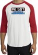 50th Birthday Raglan Shirt - Funny Me 50 Years White/Red Tee Shirt