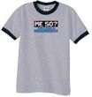 50th Birthday Ringer T-shirt Funny Me 50 Years Heather Grey/Black Tee