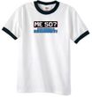 50th Birthday Ringer T-shirt Funny Me 50 Years White/Black Tee Shirt
