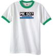 50th Birthday Ringer T-shirt Funny Me 50 Years White/Kelly Tee Shirt