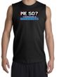 50th Birthday Shooter - Funny Me 50 Years Adult Black Muscle Shirt