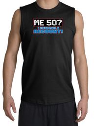 50th Birthday Shooter Shirt Funny Me 50 Years Recount Muscle Shirt
