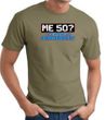 50th Birthday T-shirt Funny - Me 50 Years Adult Army Green Tee Shirt