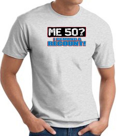 50th Birthday T-shirt Funny - Me 50 Years Adult Ash Tee Shirt