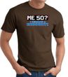 50th Birthday T-shirt Funny - Me 50 Years Adult Brown Tee Shirt