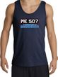 50th Birthday Tanktop - Funny Me 50 Years Adult Navy Tank Top