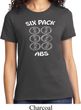 6 Pack Abs Beer Funny Ladies Shirt