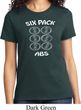 6 Pack Abs Beer Funny Ladies Shirt