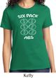 6 Pack Abs Beer Funny Ladies Shirt