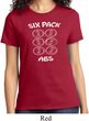 6 Pack Abs Beer Funny Ladies Shirt