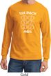 6 Pack Abs Beer Funny Long Sleeve Shirt