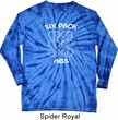 6 Pack Abs Beer Funny Long Sleeve Tie Dye Shirt
