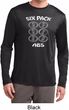 6 Pack Abs Beer Funny Mens Dry Wicking Long Sleeve Shirt