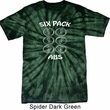6 Pack Abs Beer Funny Spider Tie Dye Shirt