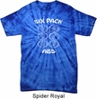 6 Pack Abs Beer Funny Spider Tie Dye Shirt