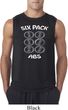 6 Pack Abs Beer Funny Mens Sleeveless Shirt