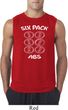 6 Pack Abs Beer Funny Mens Sleeveless Shirt
