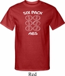 6 Pack Abs Beer Funny Mens Tall Shirt