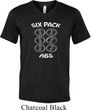 6 Pack Abs Beer Funny Mens Tri Blend V-neck Shirt