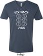 6 Pack Abs Beer Funny Mens V-Neck Shirt