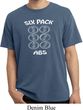 6 Pack Abs Beer Funny Pigment Dyed Shirt