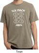 6 Pack Abs Beer Funny Pigment Dyed Shirt
