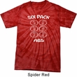 6 Pack Abs Beer Funny Spider Tie Dye Shirt