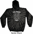 6 Pack Abs Beer Funny Tie Dye Hoodie