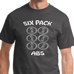 6 Pack Abs Beer Mens Funny Shirts