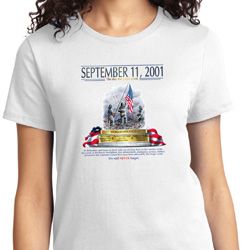 9-11 Never Forget Ladies Shirts