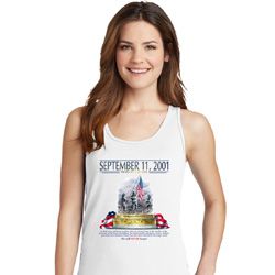 9-11 Never Forget Ladies Tank Top