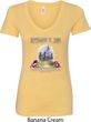 9-11 Never Forget Ladies V-Neck Shirt