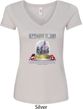 9-11 Never Forget Ladies V-Neck Shirt
