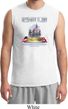 9-11 Never Forget Mens White Muscle Shirt