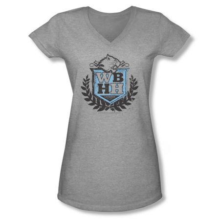90210 Shirt Juniors V Neck WBHH Athletic Heather T-Shirt