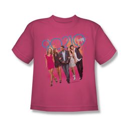 90210 Shirt Kids Walking Hot Pink T-Shirt