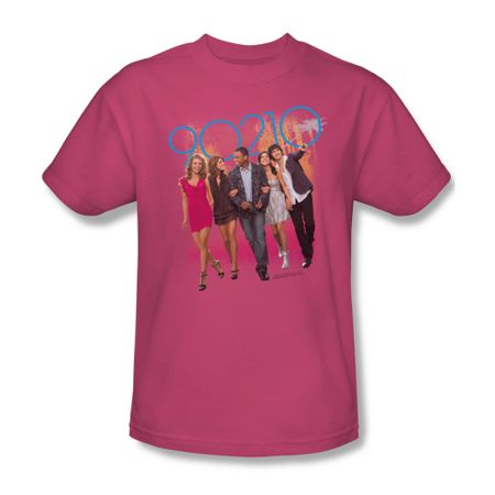 90210 Shirt Walking Hot Pink T-Shirt