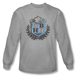 90210 Shirt WBHH Long Sleeve Athletic Heather Tee T-Shirt 90210 Shirt WBHH Long Sleeve Athletic Heather Tee T-Shirt