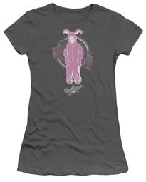 A Christmas Story Juniors Shirt Pink Nightmare Charcoal T-Shirt