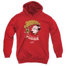 A Christmas Story Kids Hoodie Oh Fudge Red Youth Hoody