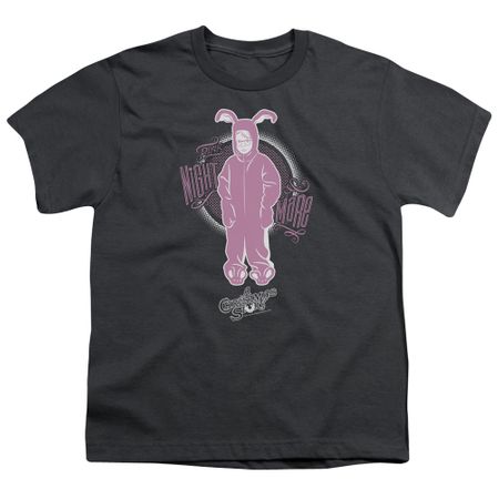 A Christmas Story Kids Shirt Pink Nightmare Charcoal T-Shirt
