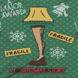 A Christmas Story Leg Lamp Faux Ugly Sweater