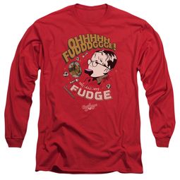 A Christmas Story Long Sleeve Shirt Oh Fudge Red Tee T-Shirt