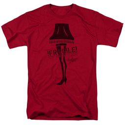 A Christmas Story Shirt Fragile Leg Lamp Cardinal Red T-Shirt