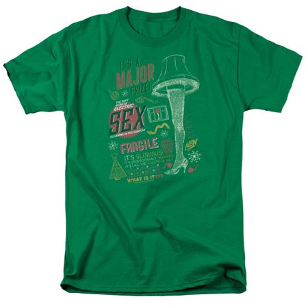A Christmas Story Shirt Its A Major Prize Kelly Green T-Shirt