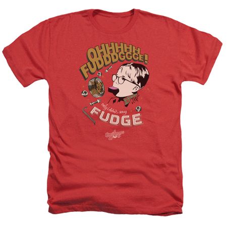 A Christmas Story Shirt Oh Fudge Heather Red T-Shirt