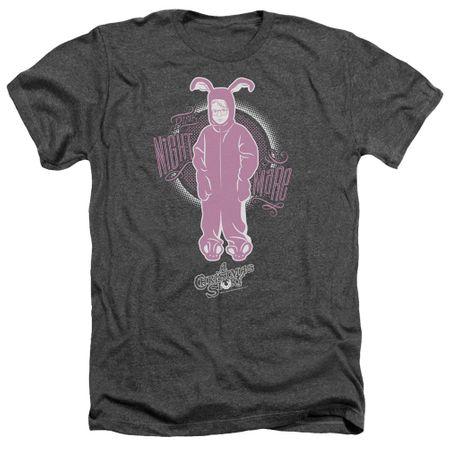 A Christmas Story Shirt Pink Nightmare Heather Charcoal T-Shirt