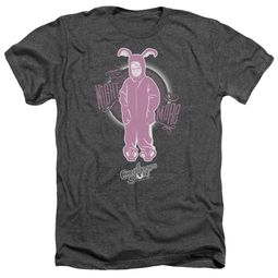 A Christmas Story Shirt Pink Nightmare Heather Charcoal T-Shirt